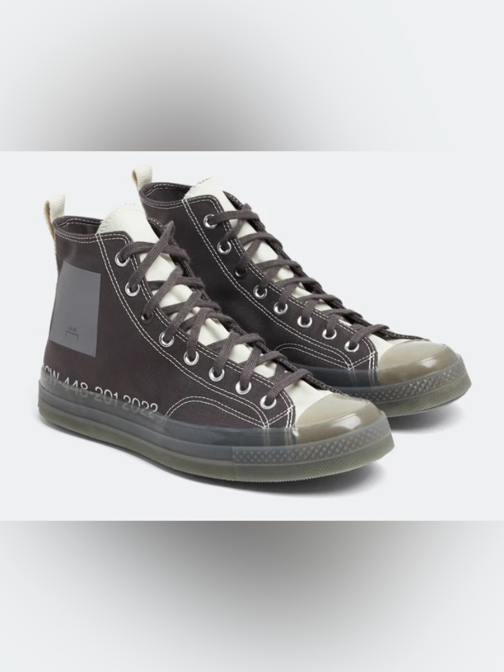 Converse x ACW Limited Edition Grey Hi Tops - Men’s Size 12 EUC
